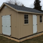 Mount Pleasant WI 12x16 Gable with side entry door